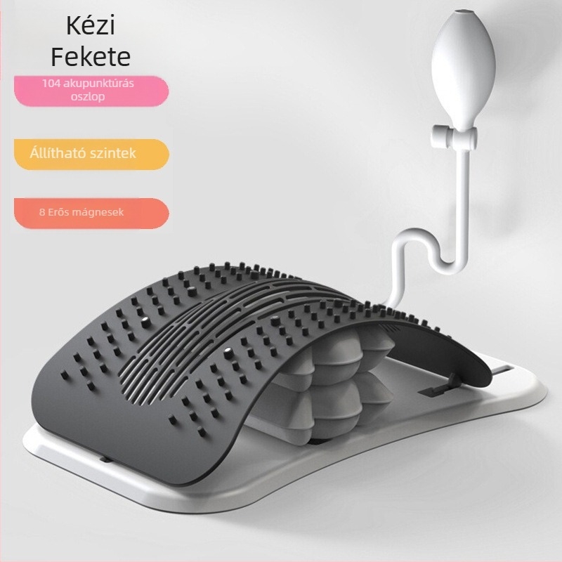 Négyszintes ágyéki gerinc nyugtató eszköz deréknyújtás masszázs korrekció otthoni gerinc nyaki gerinc nyújtás kiegészítő fitnesz deréklemez