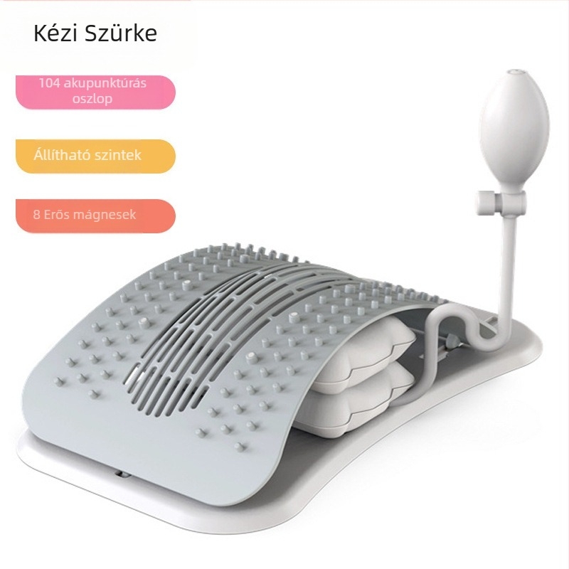 Négyszintes ágyéki gerinc nyugtató eszköz deréknyújtás masszázs korrekció otthoni gerinc nyaki gerinc nyújtás kiegészítő fitnesz deréklemez