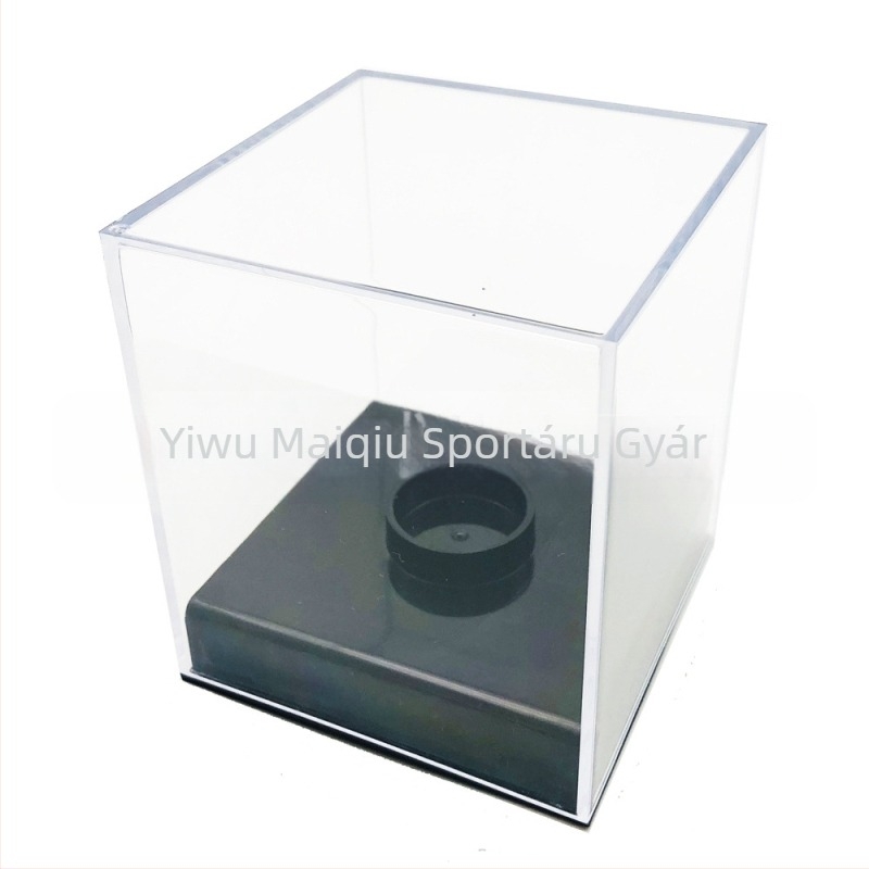 Átlátszó akril baseball doboz nedvesség- és porálló tenisz-golfdoboz gyűjthető baseball doboz