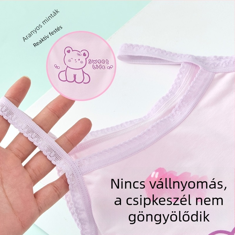 Lányka mellény, nyári, vékony, gyermek alsónemű, fejlesztő, modális, ujjatlan felső, baba, nagygyermek, külső ruházat