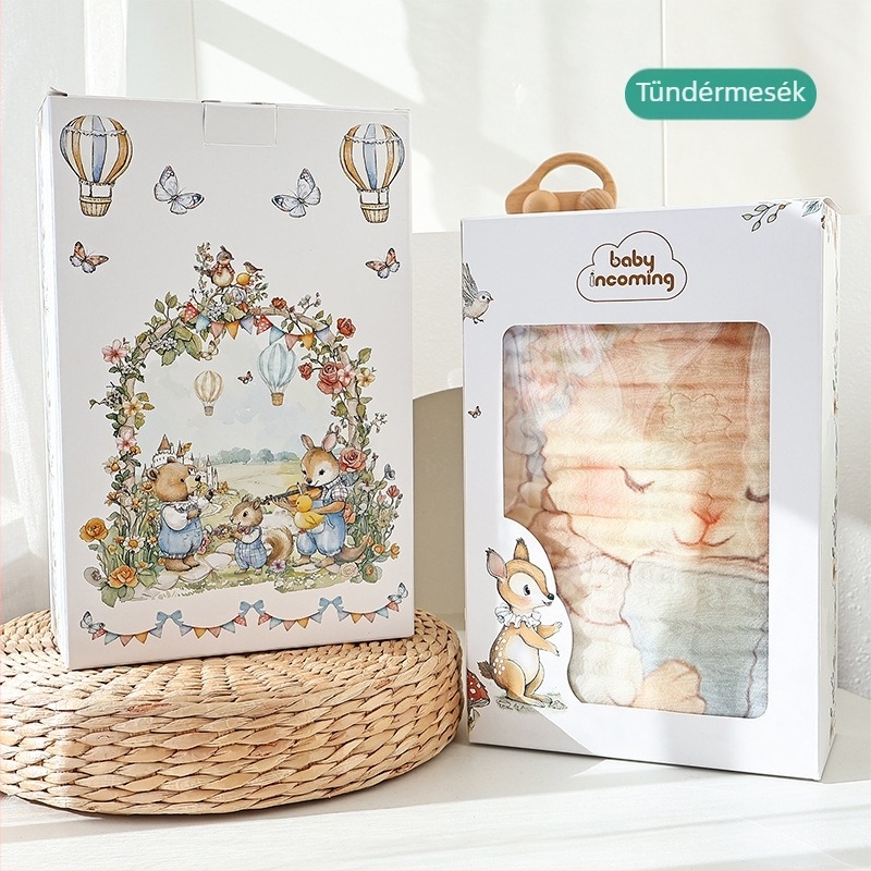 Újszülött géz fürdőlepedő hatrétegű bambusz pamut babatakaró négy évszak univerzális nagy méretű nedvszívó baba fürdőlepedő