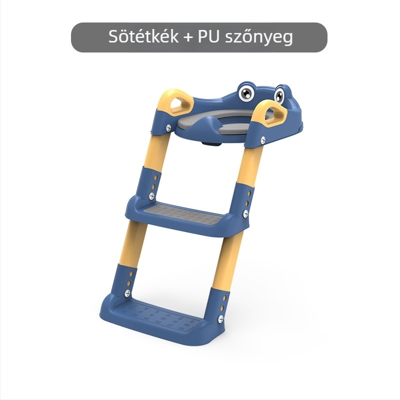 Gyerek WC lépcső WC kiegészítő műtárgy fiúknak és lányoknak állítható lépcsős gyermek WC