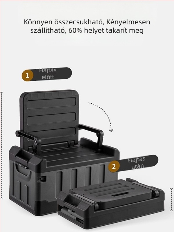 Tárolódoboz Autó csomagtartó Autó kültéri kempingezés Összecsukható tárolódoboz Alapvető kellékek az autóban Határokon átnyúló népszerű termék