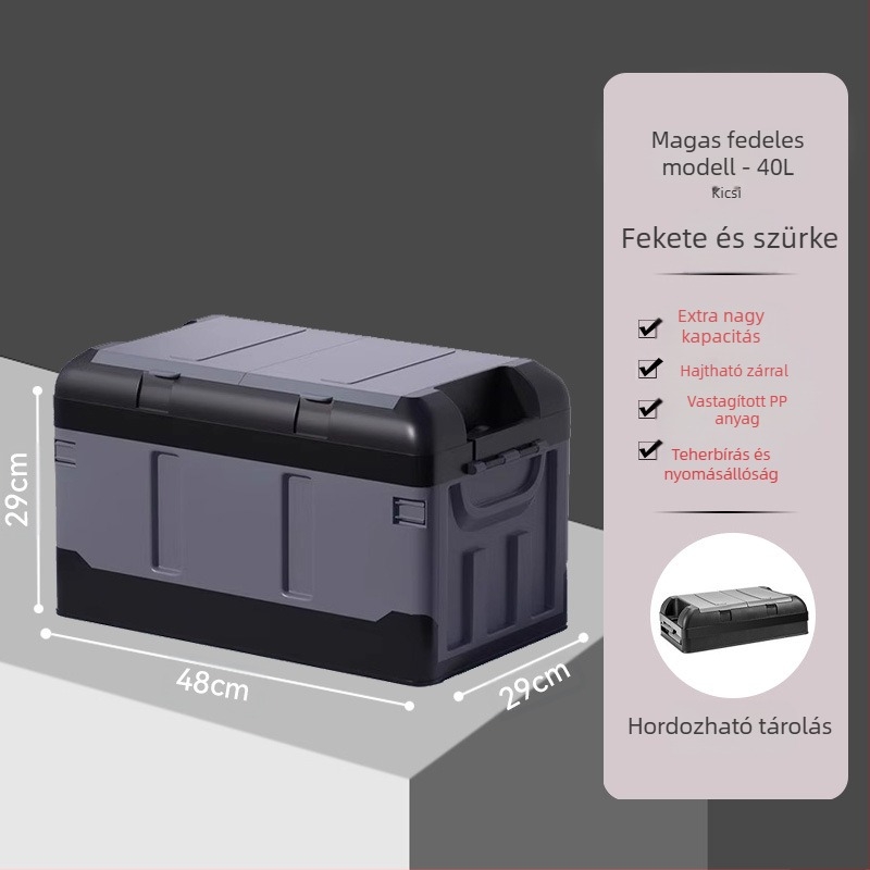 Tárolódoboz Autó csomagtartó Autó kültéri kempingezés Összecsukható tárolódoboz Alapvető kellékek az autóban Határokon átnyúló népszerű termék