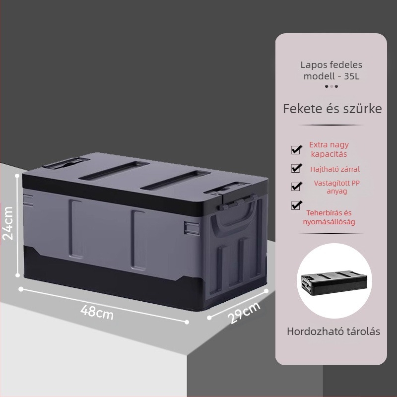 Tárolódoboz Autó csomagtartó Autó kültéri kempingezés Összecsukható tárolódoboz Alapvető kellékek az autóban Határokon átnyúló népszerű termék