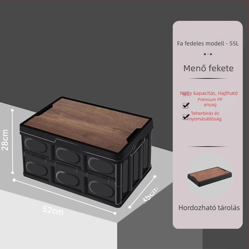 Tárolódoboz Autó csomagtartó Autó kültéri kempingezés Összecsukható tárolódoboz Alapvető kellékek az autóban Határokon átnyúló népszerű termék