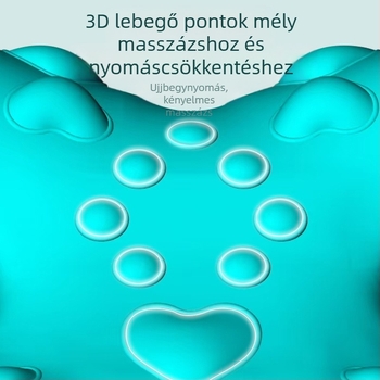 Nyakgerinc masszázspárna akupresszúrás párna húzófólia táska ortopédiai készülék gerinc nyak kotrógép fej-, váll- és nyakmasszírozó