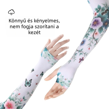 Kertészeti napvédő hüvelyek hölgyeknek kert virágültetés napernyő hűvös kültéri lovaglás jég selyem napvédő jéghüvelyek nagykereskedelem