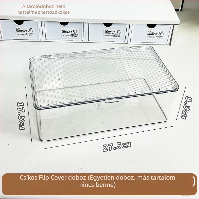 Kézzel készített tárolódoboz karkötő nyaklánc ékszer wenwan kristály porálló speciális kis átlátszó akril ékszerdoboz