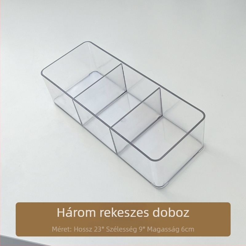 Kézzel készített tárolódoboz karkötő nyaklánc ékszer wenwan kristály porálló speciális kis átlátszó akril ékszerdoboz