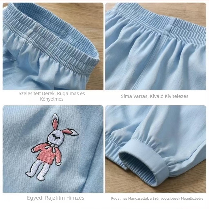 Gyermek szúnyogriasztó nadrág, nyári vékony fiú és lány ruházat, baba szabadtéri nyári hétköznapi nadrág, jég selyem farmer