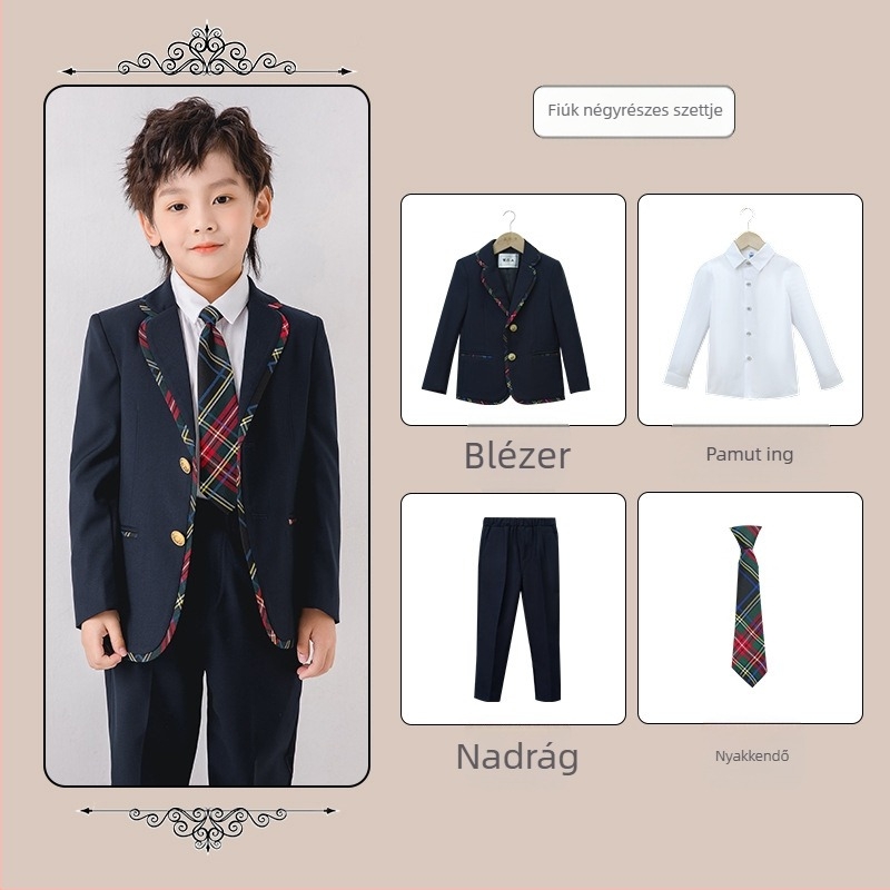 Óvodai kerti ruhák, osztályruhák, tavaszi és őszi ruhák, öltöny, gyermek téli iskolai egyenruha általános iskolásoknak, őszi és téli gyermek kosztüm