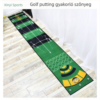 Határokon átnyúló, forró eladású otthoni irodai golfkellékek Putter Strike Ball Mat beltéri golfputter gyakorló takaró