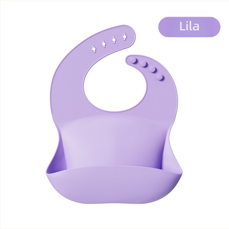Határokon átnyúló népszerű szilikon előke baba etető előke vízálló 3D nyáladzó előke gyermek mosás nélküli szilikon előke