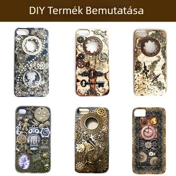 Steampunk óra fogaskerék ötvözet kiegészítők kézzel készített barkács házi készítésű kis robot anyag mutató keverékzsák