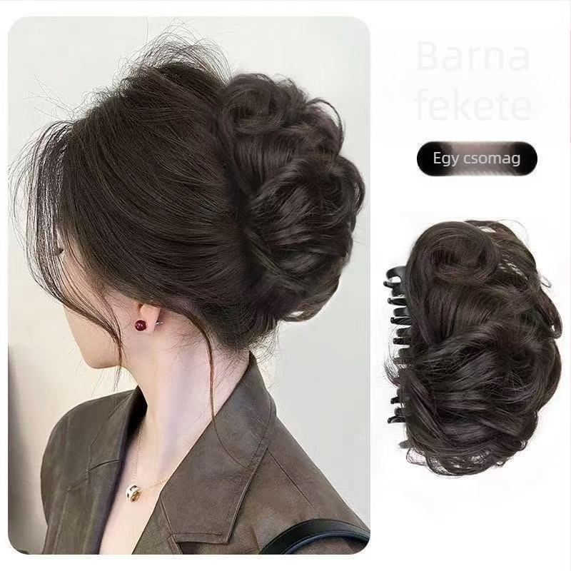 Húsgombóc fej szimuláció haj fogás fogás légkör érzés lánya rügy magas koponya felső korong haj bolyhos fokozatos szerződés korong haj műtárgy