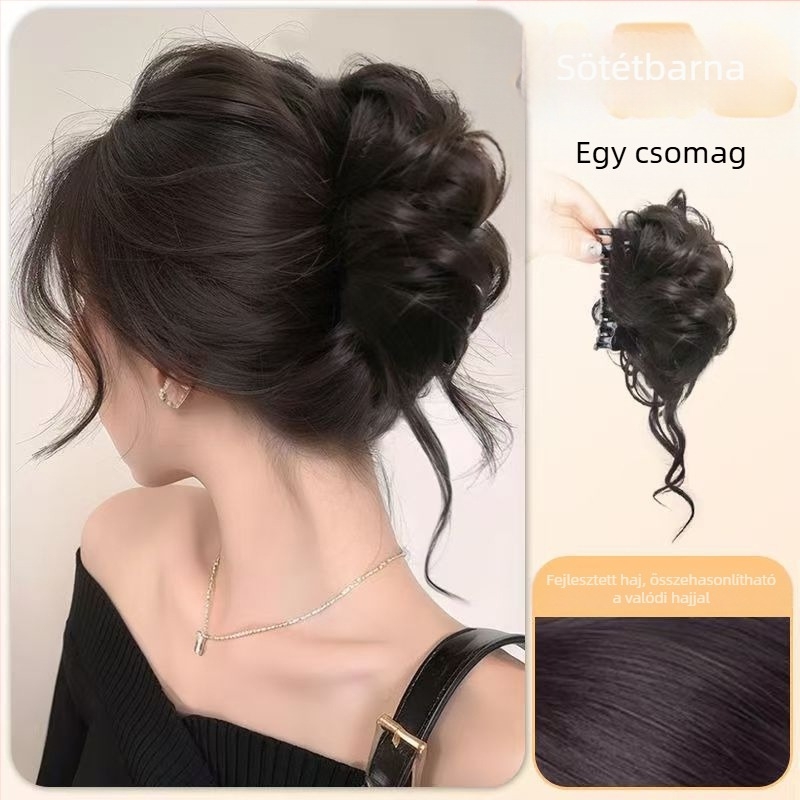 Húsgombóc fej szimuláció haj fogás fogás légkör érzés lánya rügy magas koponya felső korong haj bolyhos fokozatos szerződés korong haj műtárgy