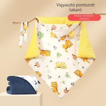 Újszülött babahordozó takaró Újszülött csomag Tiszta pamut Őszi és téli babatermi csomag Egyszemélyes bab bársony csomag Tavaszi és nyári