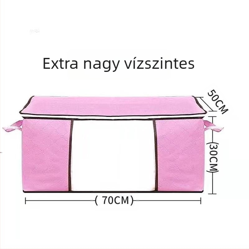 Vastag pamut takaró ruhatároló táska ruhakikészítő doboz takaró táska poggyásztáska mozgó csomagolás nagy táska