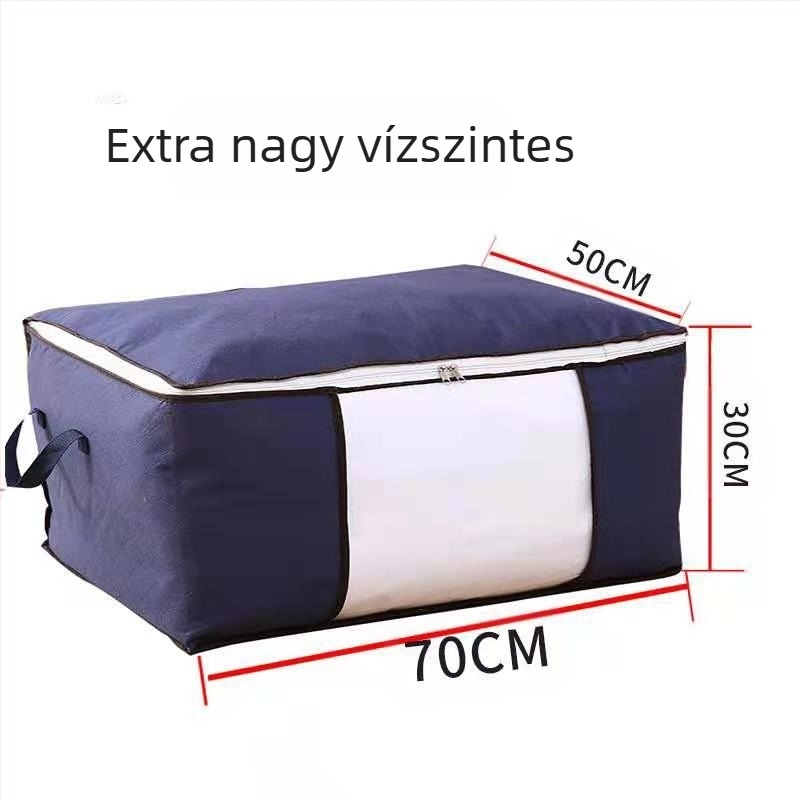 Vastag pamut takaró ruhatároló táska ruhakikészítő doboz takaró táska poggyásztáska mozgó csomagolás nagy táska