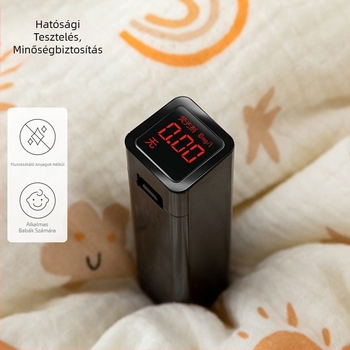 Új, kétoldalas, rajzfilmmintás babapárna babakocsi párnához, babbársony, puha és kényelmes babapárna