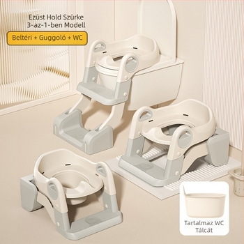 Gyerek WC-létra, Gyerek bili, Baba WC-szőnyeg, Csecsemő WC-ülőke párna, Biligyűrű, Bili tárolóhellyel, Bili