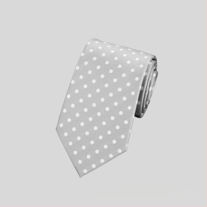 Gyári raktáron nagykereskedelmi alkalmi viselet üzleti divat hétköznapi 8CM pöttyös egyszínű esküvői professzionális munkahelyi nyakkendőpóló