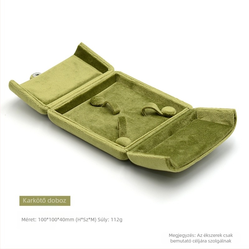 Karkötődoboz Dupla nyitású patenttal Bársony Gyűrűdoboz Páros Gyűrűdoboz Fülbevalódoboz Nyakláncdoboz Karkötődoboz