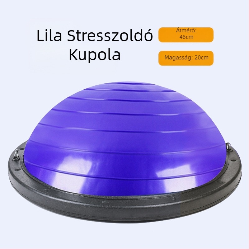 Hullámsebességű labda, félkör alakú egyensúlylabda, vastagított, robbanásbiztos jógalabda, fitnesz edzőfelszerelés, pilates, láblépés, háztartási félteke