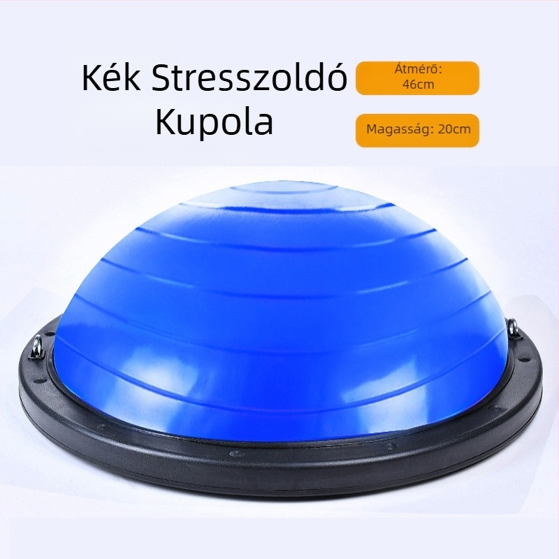 Hullámsebességű labda, félkör alakú egyensúlylabda, vastagított, robbanásbiztos jógalabda, fitnesz edzőfelszerelés, pilates, láblépés, háztartási félteke