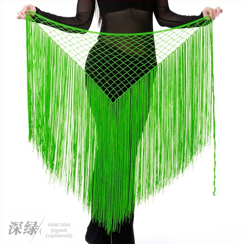 Argentín stílusú háromszög alakú törölköző kendő hastánc jelmez hastánc deréklánc hastánc csípőtörölköző sellő csípőtörölköző