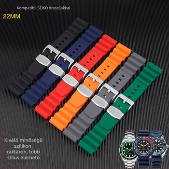 Alkalmas Seiko szilikon órához, Water Ghost 007 abalone kis MM konzerv búvárszíjjal, 22MM folt nagykereskedelem