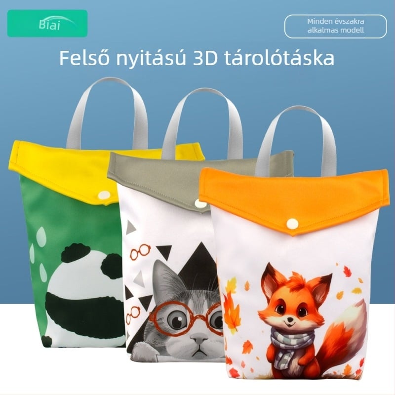 Babakocsi akasztós táska Baba pelenkázótáska Kimenő tárolótáska Ruhák pelenkázó hordozható tárolótáska Utazó tárolótáska