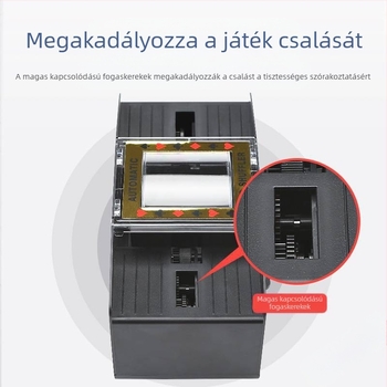 Kártyakeverő gép automata póker kártyakibocsátó gép kártyakeverő gép Texas póker elektromos csalásgátló többpáros mosható