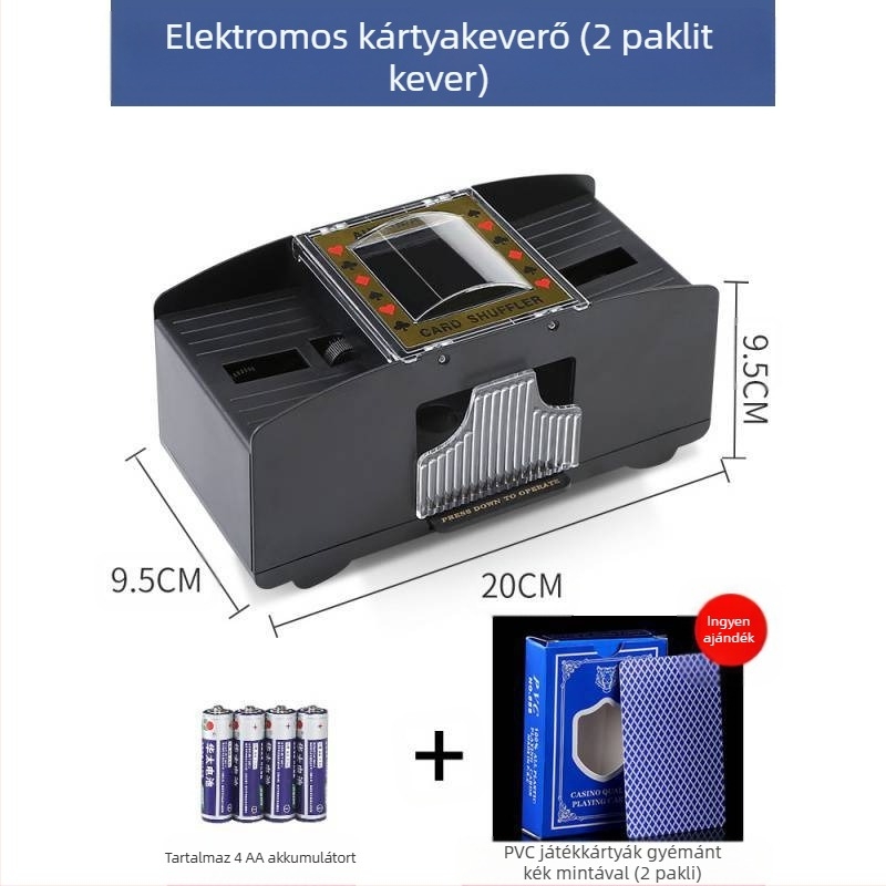 Kártyakeverő gép automata póker kártyakibocsátó gép kártyakeverő gép Texas póker elektromos csalásgátló többpáros mosható