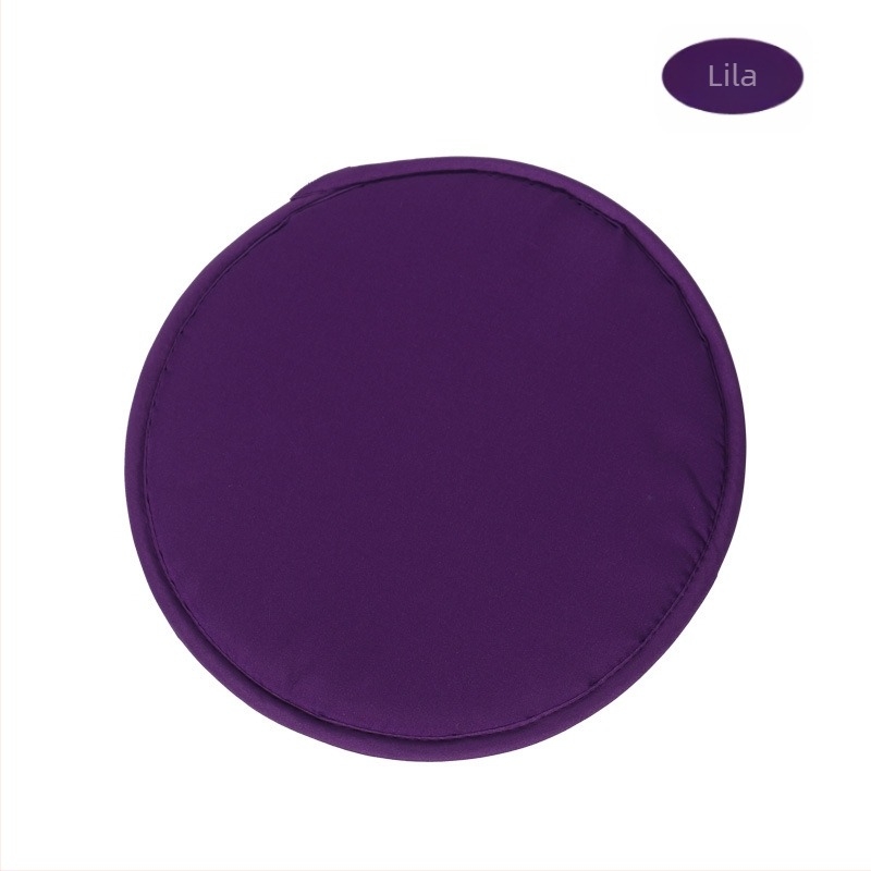 Háztartási egyszerű cukorka színű kerek 30 cm-es párna vastagított szivacs kerek székpárna tiszta színű szövet székpárna folt nagykereskedelem