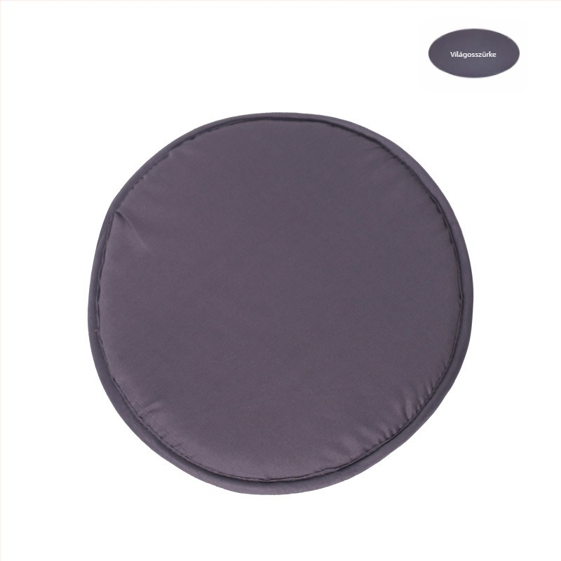 Háztartási egyszerű cukorka színű kerek 30 cm-es párna vastagított szivacs kerek székpárna tiszta színű szövet székpárna folt nagykereskedelem