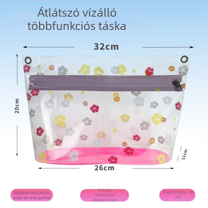 Kozmetikai tárolótáska, kis hordozható, álló, niche, csúcskategóriás kozmetikai táska, vízálló piperecikkek, utazótáska ingázóhoz