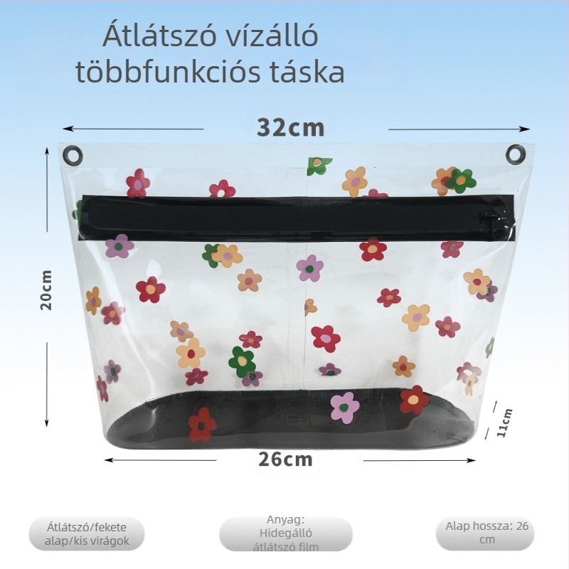 Kozmetikai tárolótáska, kis hordozható, álló, niche, csúcskategóriás kozmetikai táska, vízálló piperecikkek, utazótáska ingázóhoz