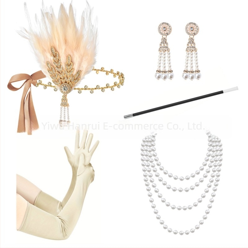 1920-as évekbeli Nagy Gatsby kiegészítők álarcosbál legénybúcsú halloweeni buli zsoké kluböltöny