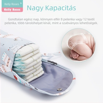 Baba pelenkatároló táska Baba pelenka pelenkatáska Kimenő hordtáska