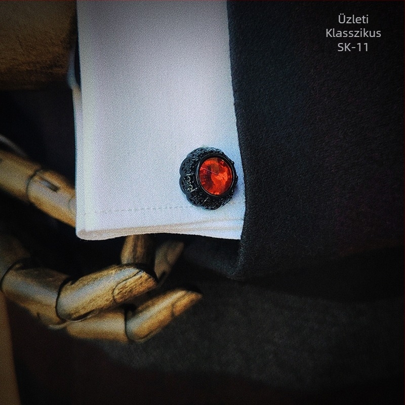 Férfi francia ing mandzsettagomb ajándékszett öltöny kiegészítők ing gombok formális üzleti sokoldalú mandzsettagombok könnycsepp alakú