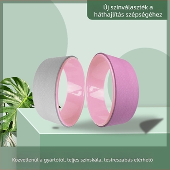 Gyári közvetlen értékesítésű jógakerék hátrahajlításhoz, jógakerék hát nyújtásához, pilates kör, dharma kerék, segédkerék a hát nyújtásához és szépítéséhez
