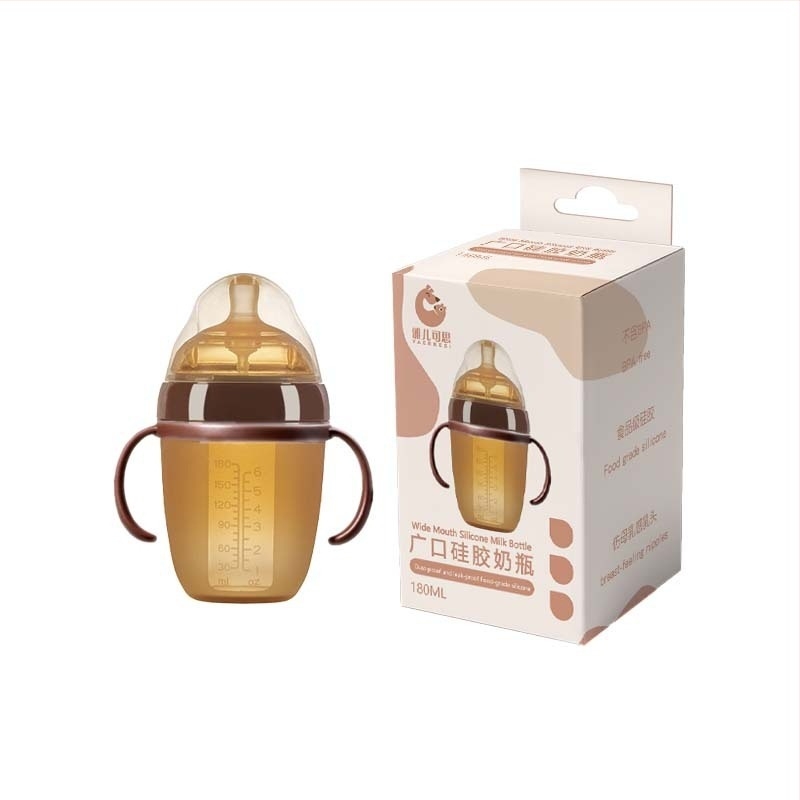 Gyártói baba anti-kolikus kis cumisüveg, realisztikus anyatej-érzet, könnyen tisztítható, elválasztási eszköz, puha étel