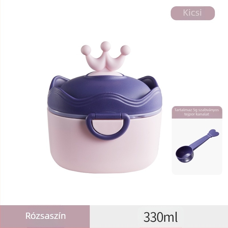 Baba tejpor doboz hordozható kimenő lezárt nedvességálló alcsomagoló doboz kiegészítő élelmiszerdoboz rizs nink snackek nagy kapacitású tárolóedény