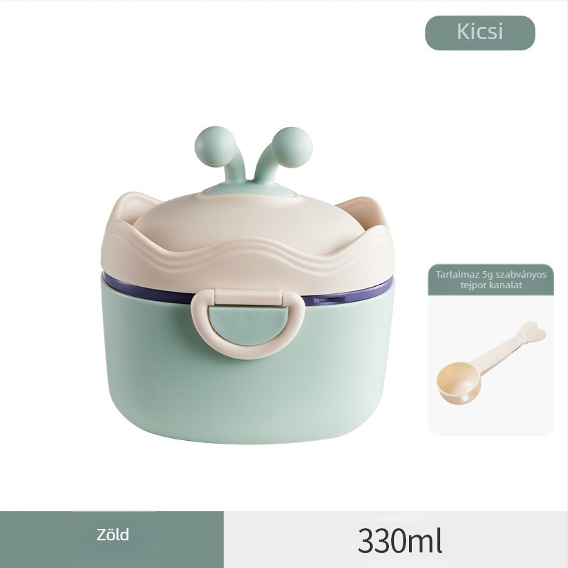 Baba tejpor doboz hordozható kimenő lezárt nedvességálló alcsomagoló doboz kiegészítő élelmiszerdoboz rizs nink snackek nagy kapacitású tárolóedény