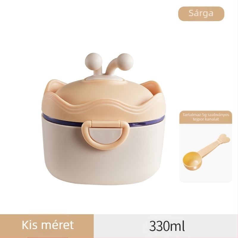 Baba tejpor doboz hordozható kimenő lezárt nedvességálló alcsomagoló doboz kiegészítő élelmiszerdoboz rizs nink snackek nagy kapacitású tárolóedény