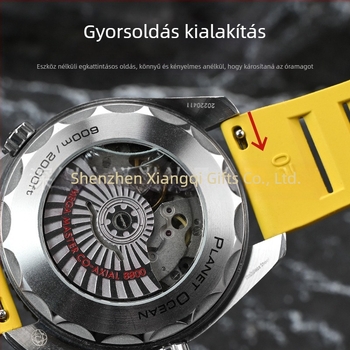 Explosions univerzális gyorskioldású fluorogumi szíj Huawei Apple Watch szíjhoz FKM szíj 19/20/21/24mm