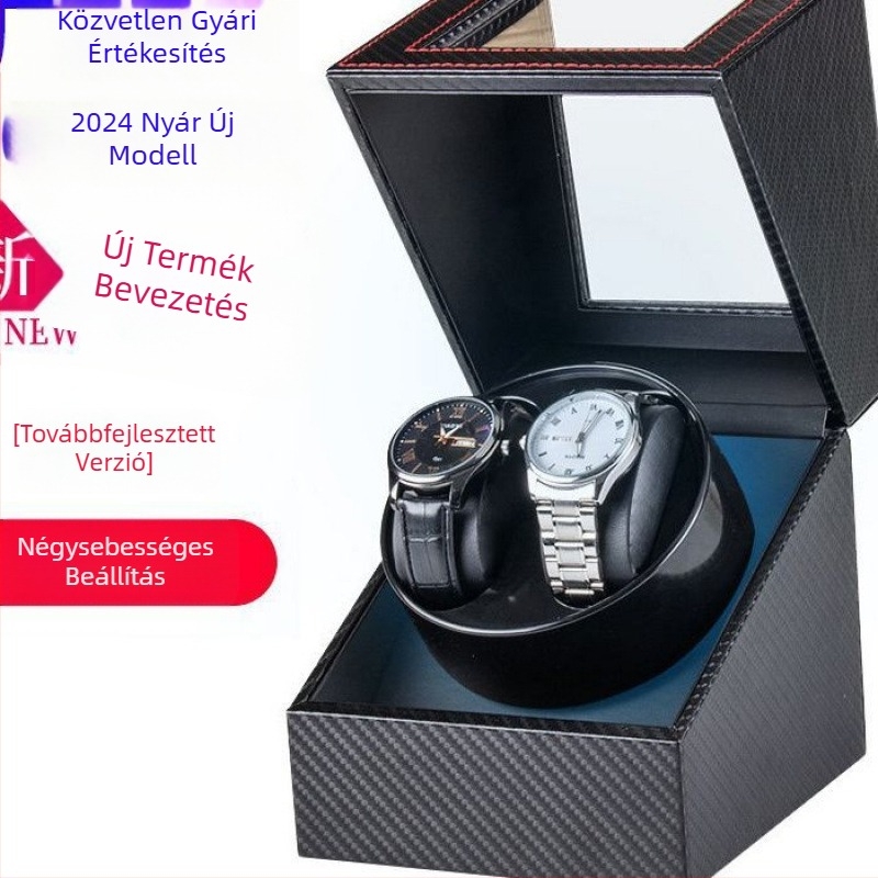Német márkájú mechanikus óra, automata óratekercselő, háztartási elektromos, csúcskategóriás óratekercselő, teljesen automatikus forgó óradoboz