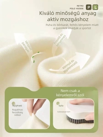 Óvodai szülő-gyermek foglalkozási ruházat őszi és téli iskolai sportok diák hétköznapi felső szülő-gyermek ruházat új pulóver